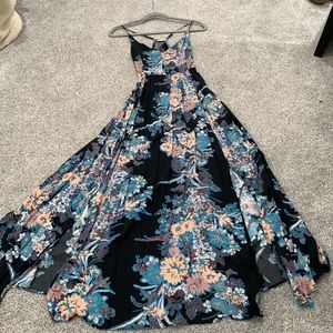 Free people through the vines maxi dress